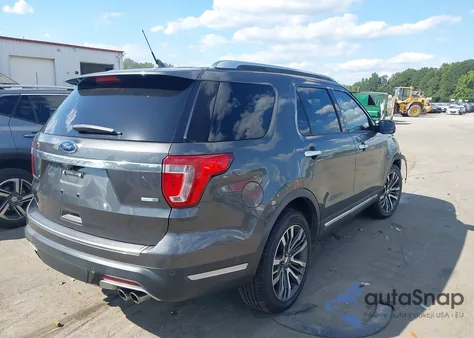 2018 Ford Explorer Platinum z USA, uszkodzony, nr VIN 1FM5K8HT6JGC90505